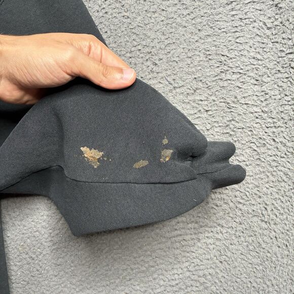 Vintage Russell Athletic Sweatshirt Mens XL Black Crewneck Fleece USA Made - Picture 6 of 15